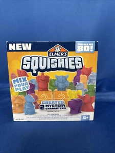 Kit de actividades de juguete hágalo usted mismo Squishies de 4 quilates de Elmer con personajes misteriosos inquietud sensorial - Imagen 1 de 5