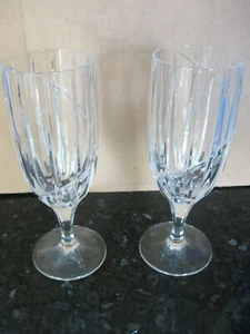 2 Mikasa Uptown Kristall Eistee Kelch Glas 8 3/8" - Bild 1 von 6