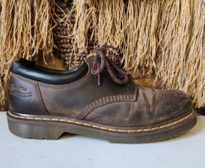Dr. Martens 8053 Brown Leather Oxfords Men's Size 12 - Picture 1 of 8