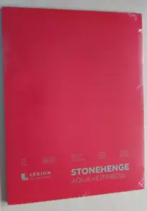 NEW Stonehenge Aqua Block Hotpress Pad 12"X16" 15 Sheets/Pkg White 140lb - Picture 1 of 6