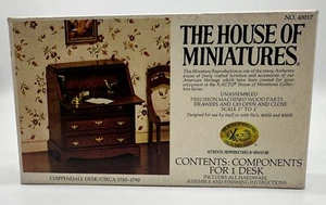 Das Haus der Miniaturen Nr. 40017 Chippendale Schreibtisch Bausatz Factory Sealed Vintage - Bild 1 von 5