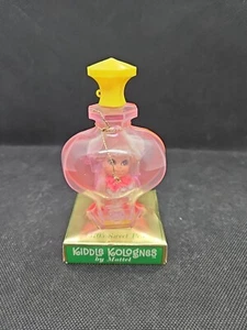 Vintage 1968 Mattel Liddle Kiddle KOLOGNE SWEET PEA DOLL & STAND + BOTTLE BOX - Picture 1 of 10