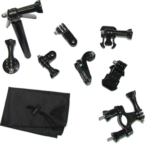 Accessory Bundle for GoPro Action Camera Bike Mount Mini Tripod Adapter Screws - Picture 1 of 8