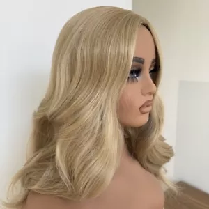 Layered Mixed blonde Cosplay Party Wigs Synthetic Hair Heat Resistant Long Wavy - Picture 1 of 8