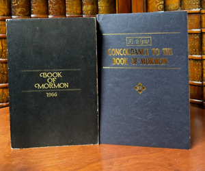 Book of Mormon 1966, New Concordance to the Book of Mormon, Softcover lot of 2