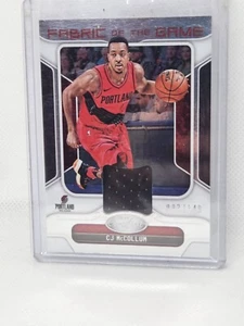 2018-19 Certified Fabric of the Game /149 CJ McCollum #FB-CJM - Picture 1 of 2