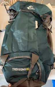 Free Knight Unisex Trekking 60 grün Wanderrucksack 60L wasserdicht leicht - Bild 1 von 3