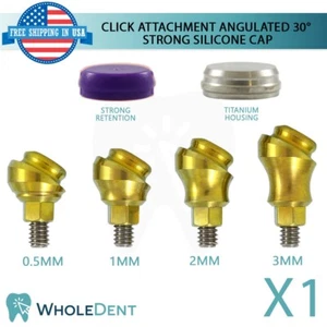 Winkel Klickaufsatz starke Silikonkappe 30° Dental Innensechskant - Bild 1 von 3
