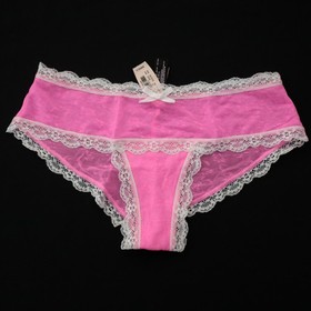 NEW Victoria's Secret VTG Sexy Little Things Silky Sheer Girly Panty SMALL