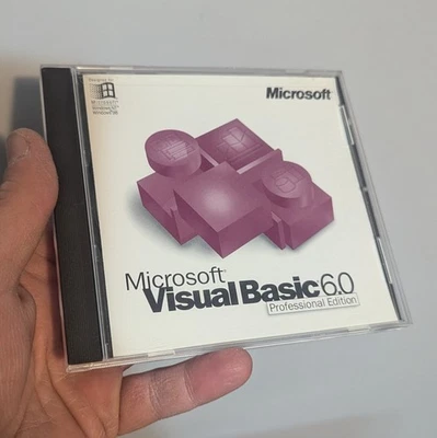 Microsoft Visual Basic 6.0 Professional Edition with CD KEY Genuine Software - Image 1 of 3