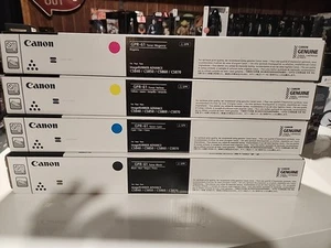 Canon GPR-61 Genuine Toner Cartridges Set (C, Y, M, B) New - Photo 1/7