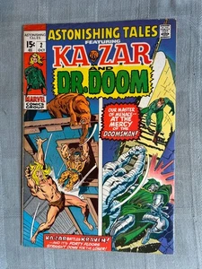 Astonishing Tales Lautstärke 1 Nr. 2 Okt 1970 Vo IN Sehr Gutem Zustand / Very - Bild 1 von 7