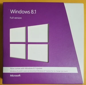 Genuine Microsoft Windows 8.1 Full Version, 32 & 64 bit, Product Key - Zdjęcie 1 z 6