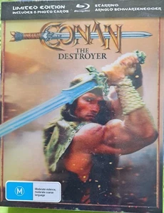 CONAN THE DESTROYER - LIMITED EDITION (INCLUDES 6 PHOTO CARDS - BLU-RAY - Picture 1 of 2