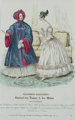 Manteau Doubble-face, Sst. Historismus Mode 1800-1849 Unbekannt (19.Jhd) - Bild 1 von 4
