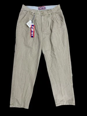 Vintage NOS 1987 Men’s Gitano P.S. 101 Khaki Cotton Pants - Size 33 - Изображение 1 из 4