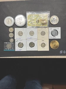 Lot Of Gold, Silver, Coins - Picture 1 of 11