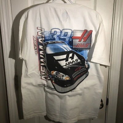 Camiseta de carreras Chase Authentics Nascar Haas Ryan Newman para hombre talla grande Foto 1 de 4