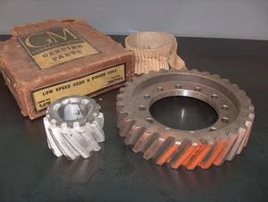 GMC Chevy 1939-1946 camioneta grande GM NOS doble reducción anillo trasero piñón engranaje - Imagen 1 de 11