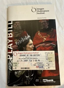 Oregon Shakespeare Festival Playbill Volume II 2009 Program usbank w Ticket Stub - Bild 1 von 11