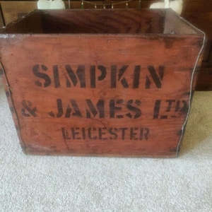 Simpkin & James vintage wooden crate - Picture 1 of 10