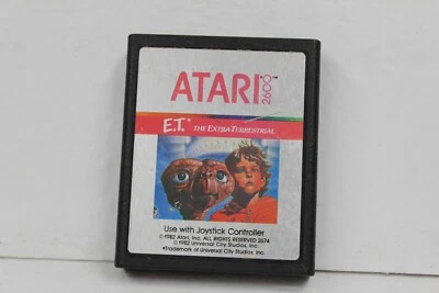 E.T. The Extra-Terrestrial (Atari 2600, 1982) Cart Only - Image 1 of 2
