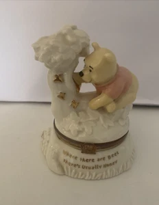 LENOX - Disney Winnie The Pooh - Pooh's Treasure Of Honey Box - Pre-Loved - Foto 1 di 9