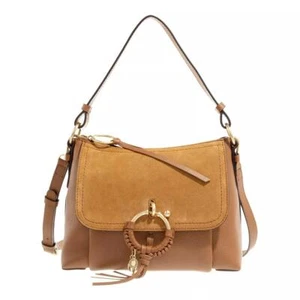 see by chloé (0) Joan Shoulder Bag Suede Caramello NEU & OVP 1348048