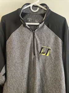 ANTIQUA Super Bowl 51 LI Media Day 1/4 Zip Jacket Patriots Brady Falcons Mens - Picture 1 of 6