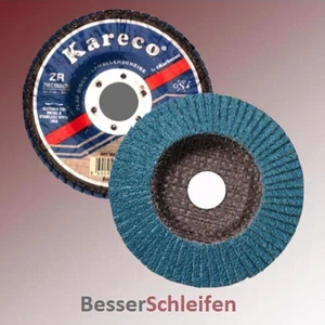 Fächerschleifscheiben Fächerscheiben Ø 125mm, Körnung wählbar, Zirkon, Lamellen - Bild 1 von 1