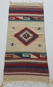 Vintage Handmade Traditional Navajo Turkish Kilim Floor Rug Carpet 148x74 cm - Picture 1 of 13