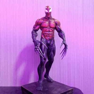 26 cm Marvel Serie Spider-Man Venom Symbiotic Toxin Doppelkopf Statue - Bild 1 von 24