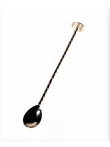 Bombay Sapphire Barlöffel Cocktail Löffel Edelstahl gedreht 30cm mit Stößel  NEU - Bild 1 von 4