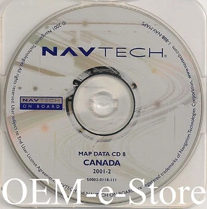 2000 2001 2002 2003 Land Range Rover Sport HSE Navigation CD Coverage Canada Map - Picture 1 of 2