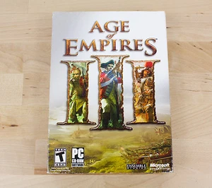 Age of Empires III 3 Disc Edition for PC Original Case Manuals Booklets - Picture 1 of 4