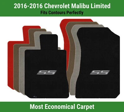 Передние коврики Lloyd Velourtex для '16 Chevy Malibu Limited с графитом из нержавеющей стали - Изображение 1 из 4