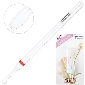 Professional High Quality Ceramic White Cuticle Cleaner Nail Drill Bit Fine Grit - Picture 1 of 6