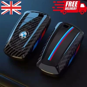 Carbon Fiber Remote Key Fob Case Cover For BMW 1 2 3 4 SERIE F20 F22 F30 F31 F32 - Picture 1 of 4