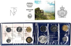 S.MARINO (SERIE Monete 1987) 10 VALORI - Imagen 1 de 5