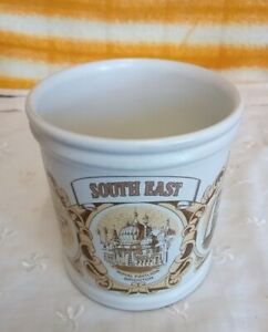 Denby Pottery Regional Series ½ Pint Mug Showing the South East in Stoneware