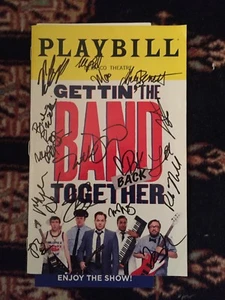 Getting The Band Back Together Cast Locandina Firmata - Foto 1 di 6