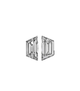 2/0.36 CARAT TRAPEZOID G COLOR SI1 CLARITY DIAMOND - Picture 1 of 1