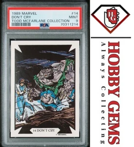 Imágenes de cómic de Marvel de Hulk PSA 9 1989 Todd McFarlane Don't Cry #14 - Imagen 1 de 2