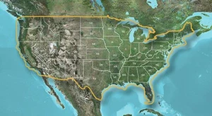 LakeVu HD g2 continental USA Full Lakes microSD/SD Map Card - Bild 1 von 3