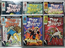 Star Brand #1 2 3 4 5 6 New Universe Marvel Comics 1986 F / VF @