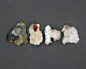 Apofilita natural estilbita calcita calcedonia 4 minerales India #L 1000 - Imagen 1 de 3