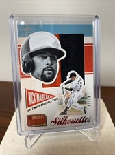 2013 Panini America's Pastime Silhouettes Materials Red Prime /10 Nick Markakis