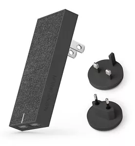 Native Union 3.1 Amp Dual USB International Smart Charger Slate Grey - Picture 1 of 6