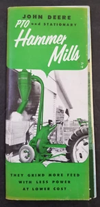 John Deere - Zapfwelle und stationäre Hammermühlen Händler Verkaufsbroschüre - 1953 - Bild 1 von 6