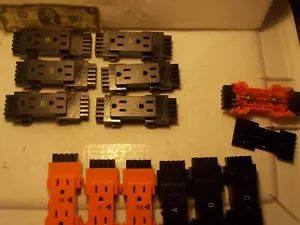 6 dividendi Knoll base elettrica presa cubicolo presa LR62867 AR1-DB 3004 - Foto 1 di 16